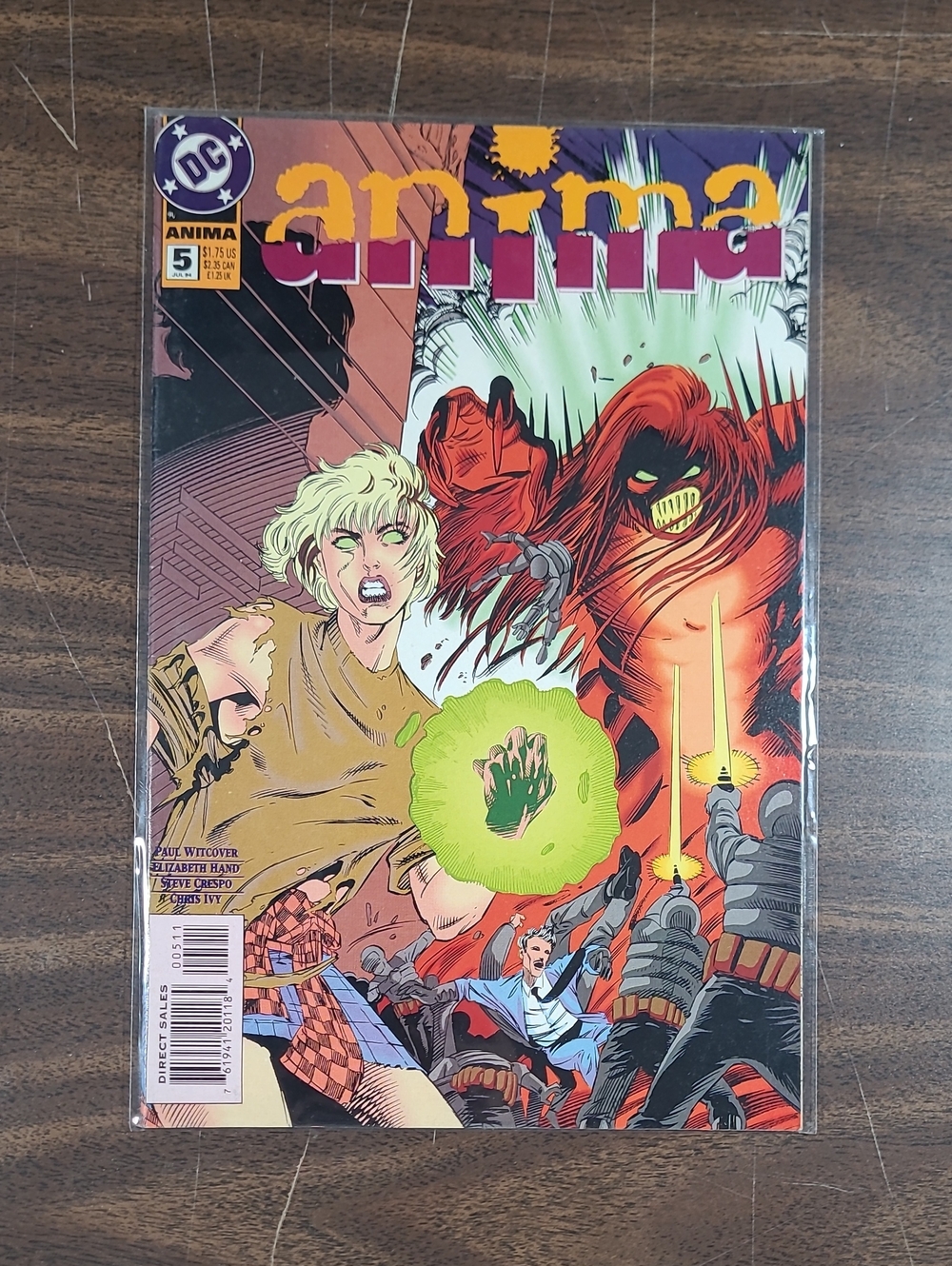 DC Anima #5 Comic Book - July 1994 Bagged